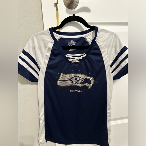 Majestic Tops - Majestic Woman’s Seahawks Jersey